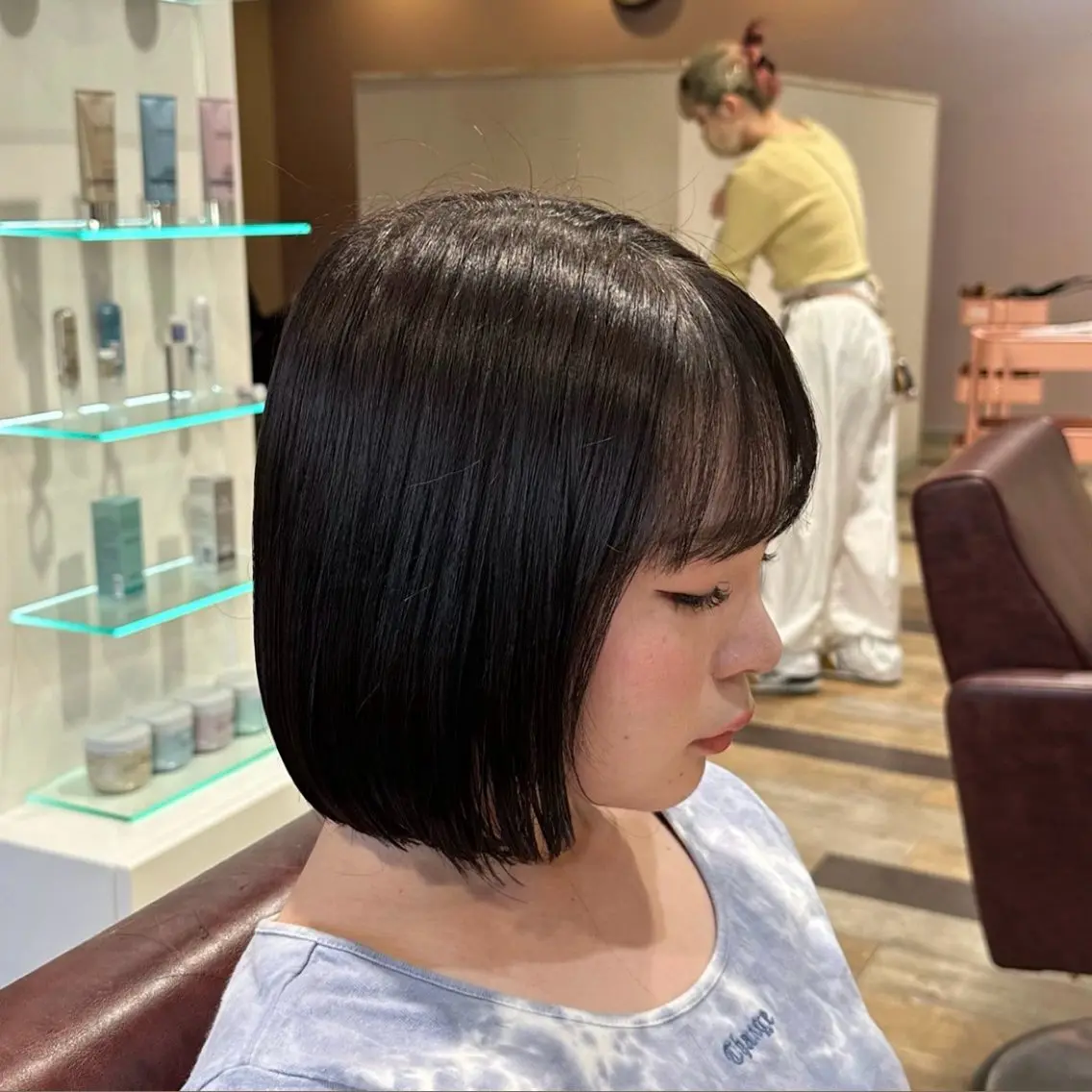 ミディアム 柔らかいbeige ￤韓国￤🩰マユ🩰のヘアスタイル