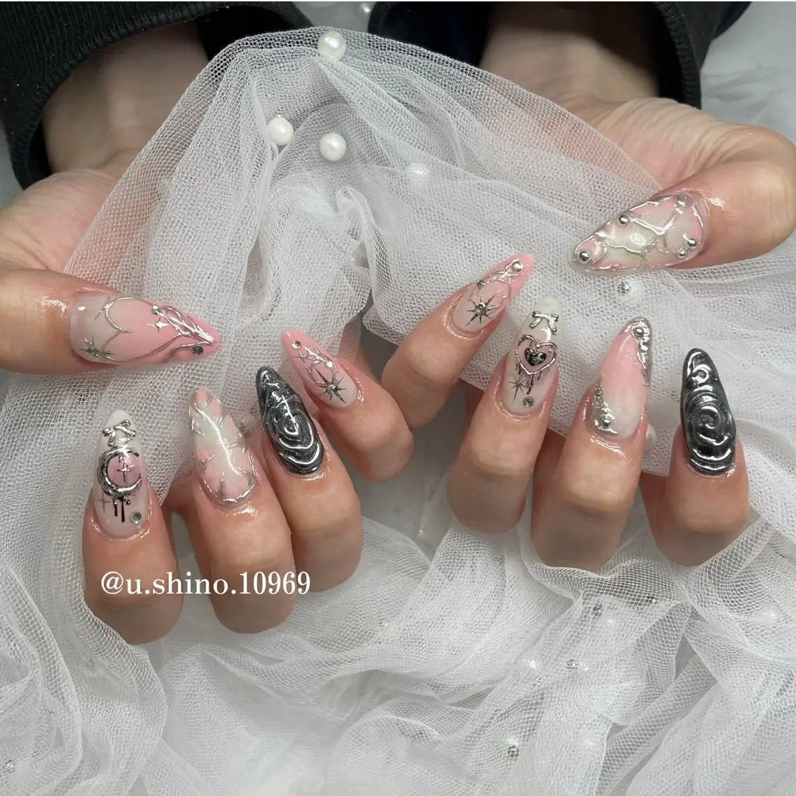 ネイル ハンドネイル MoonLight SHINOのネイルデザイン