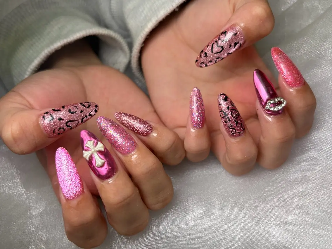 ネイル ハンドネイル Mana‪ ‪·͜· ❤︎‬のネイルデザイン