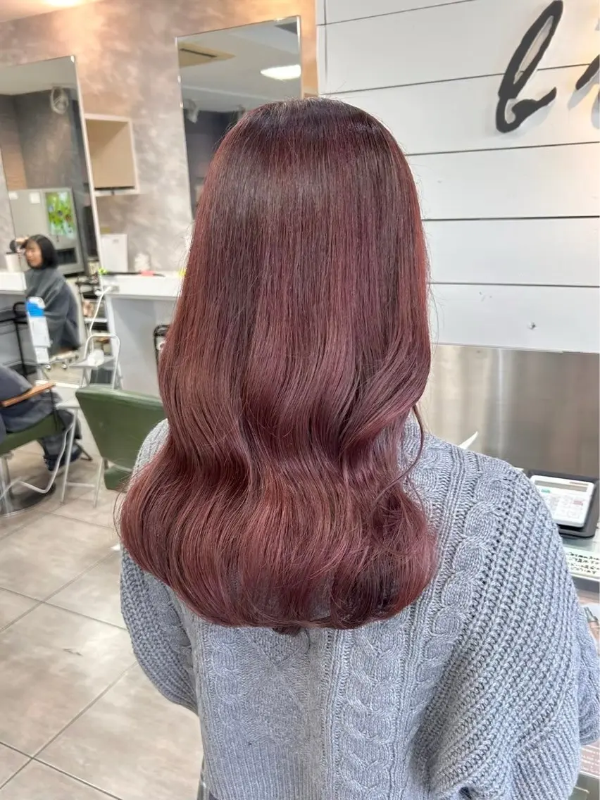 ロング カラー ヘアカラー 本尾 空大のヘアスタイル