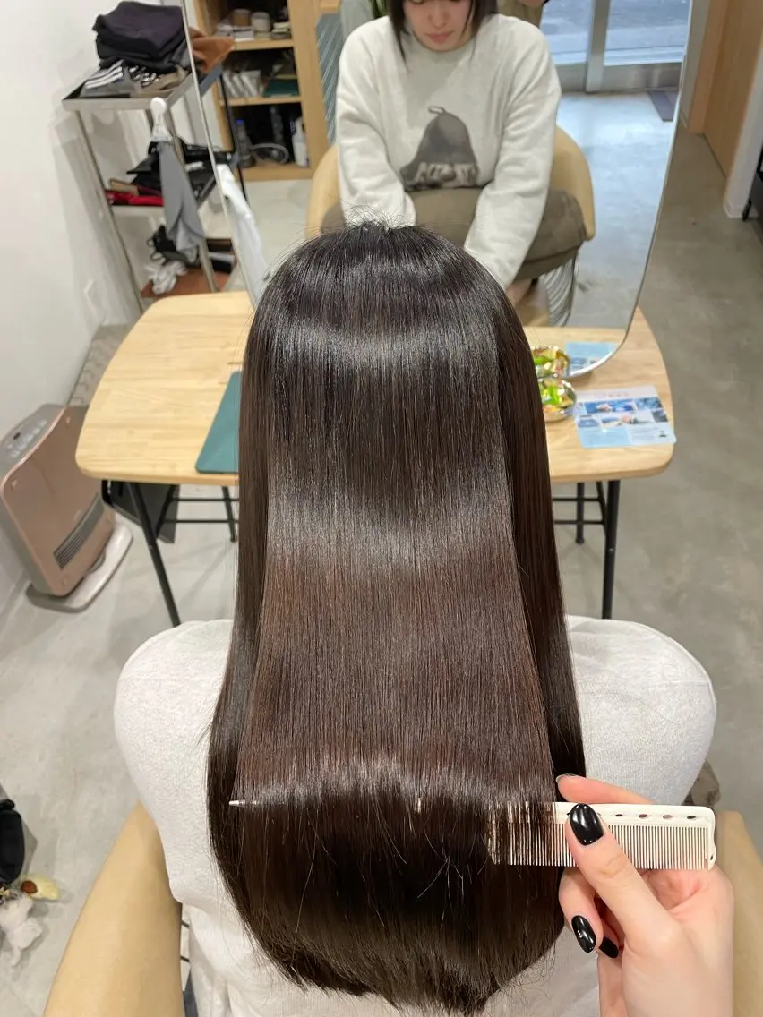 ロング トリートメント 酸熱トリートメント 鈴木 千尋のヘアスタイル
