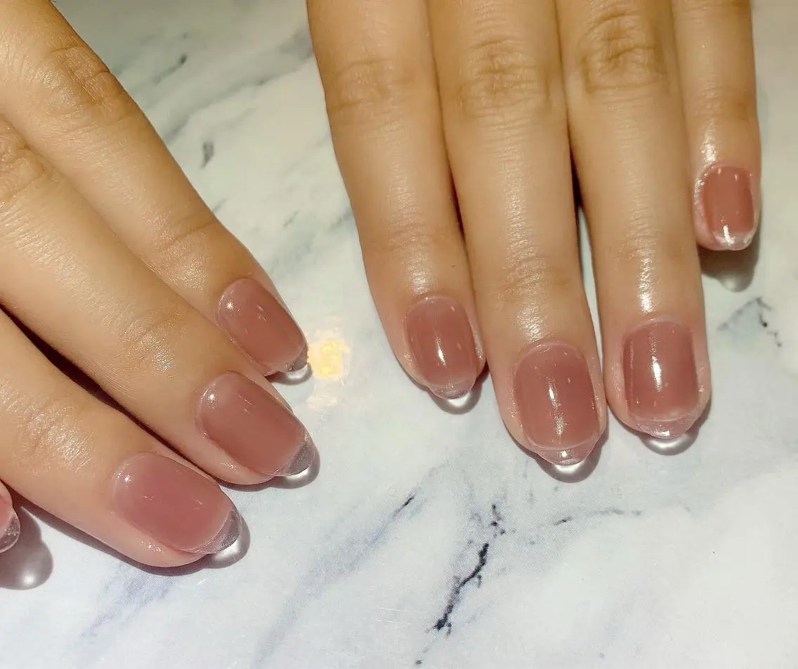ネイル クリアネイル フレンチネイル スカルプネイル Lino+ ネイル&よもぎ蒸しのネイルデザイン