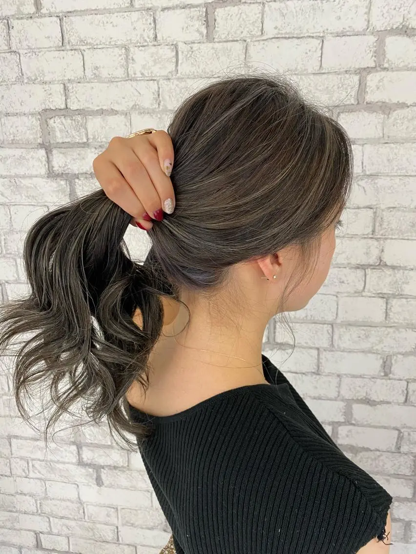 【大人気メニュー】イルミナカラー+ハイライト+トリートメント💓¥20350→¥14300♡の写真