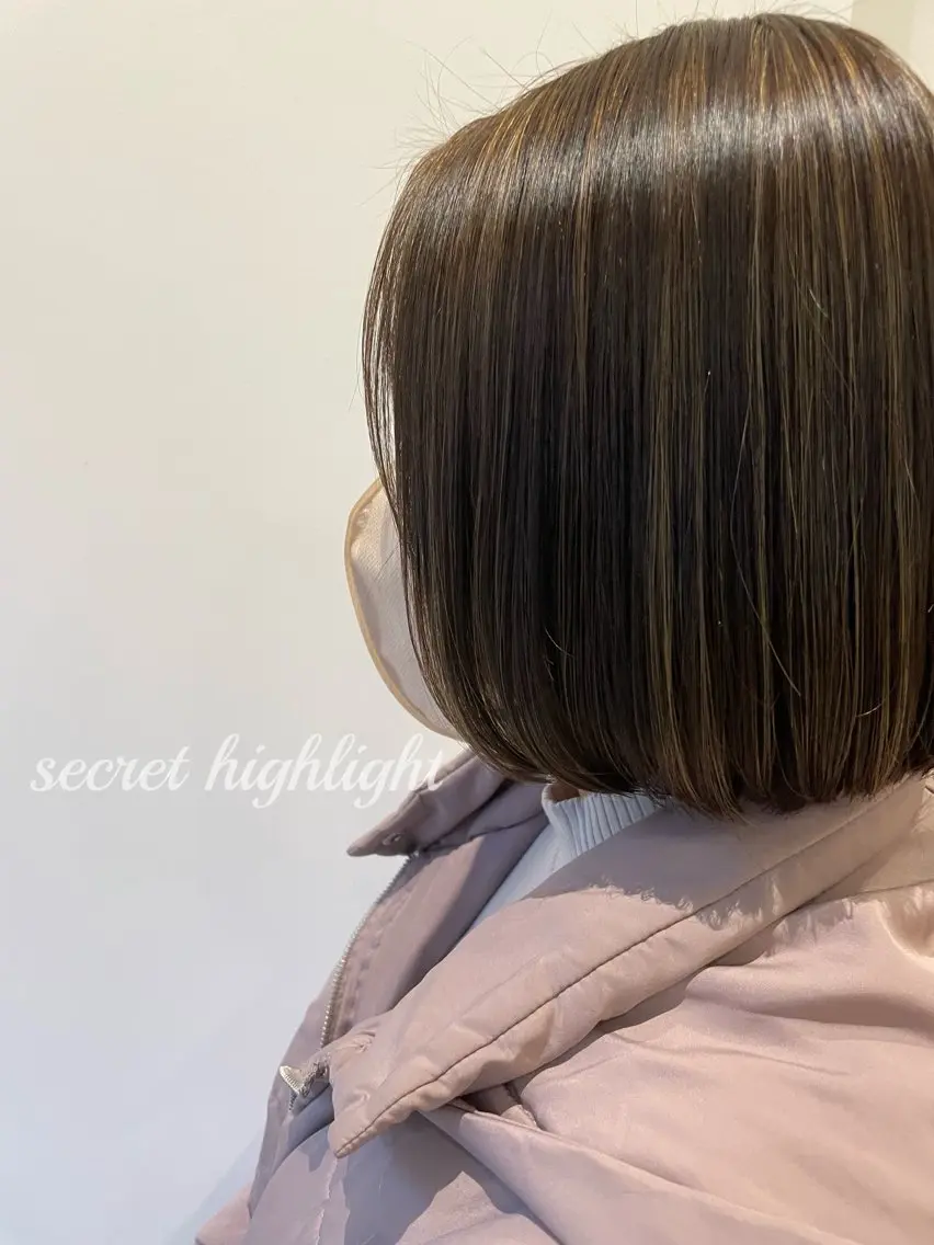 ショート カラー ハイライトカラー ハイライト HIQU ROOM 💫yuka.のヘアスタイル