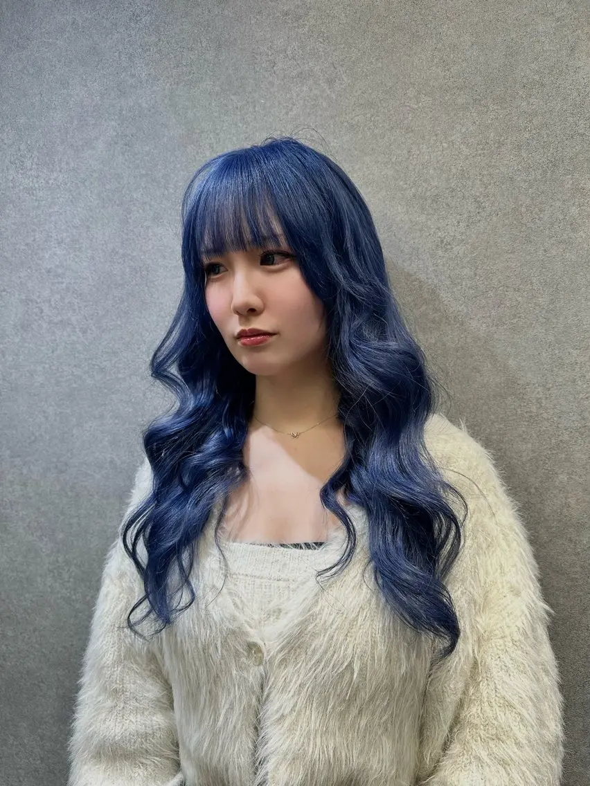 ロング カラー ヘアカラー トリートメント ケアブリーチ特化✨/ 艶カラー/エクステのヘアスタイル