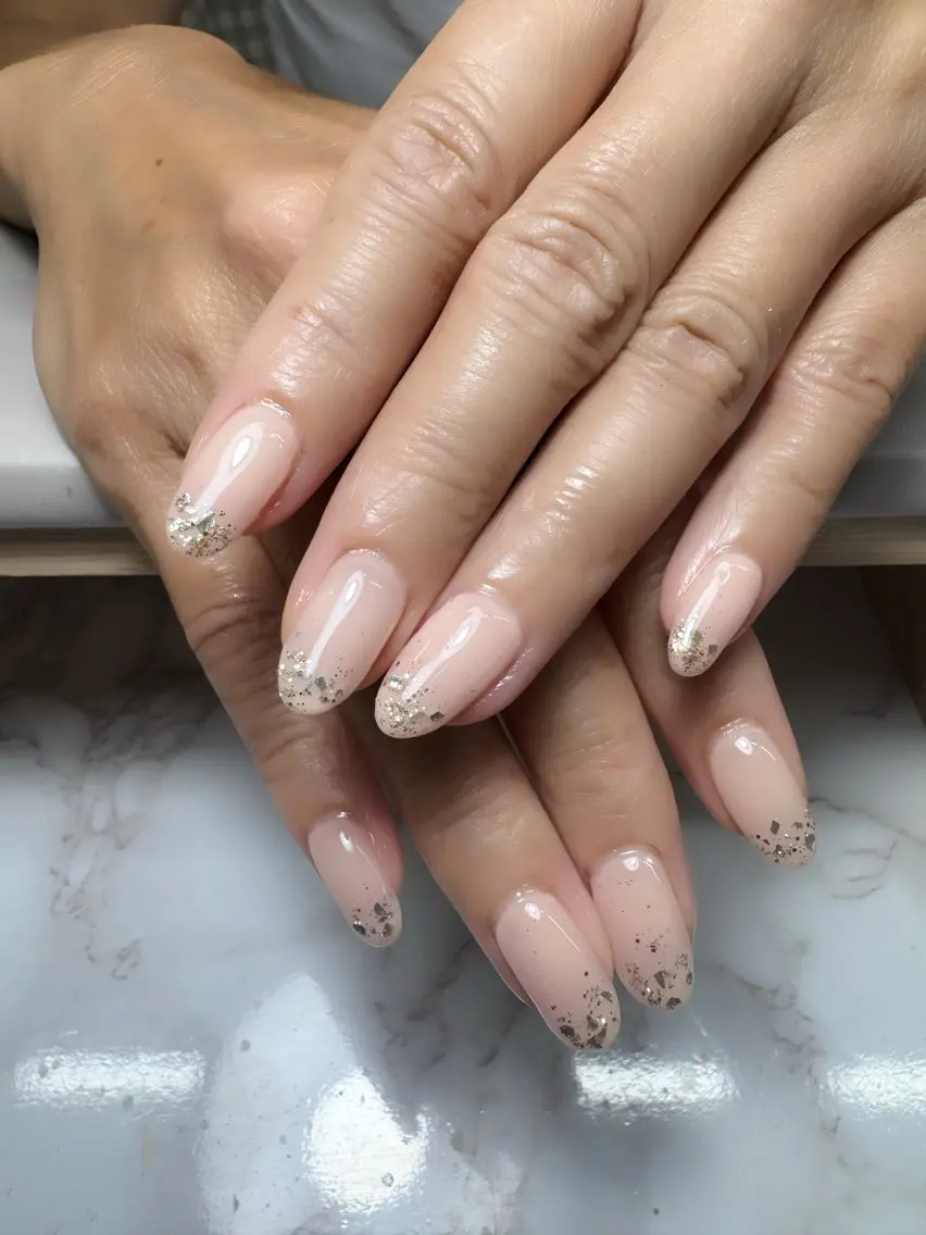 ネイル キラキラネイル ラメ(グリッター) ワンカラーネイル シンプルネイル ルチア 🌹高田馬場店🌹のネイルデザイン