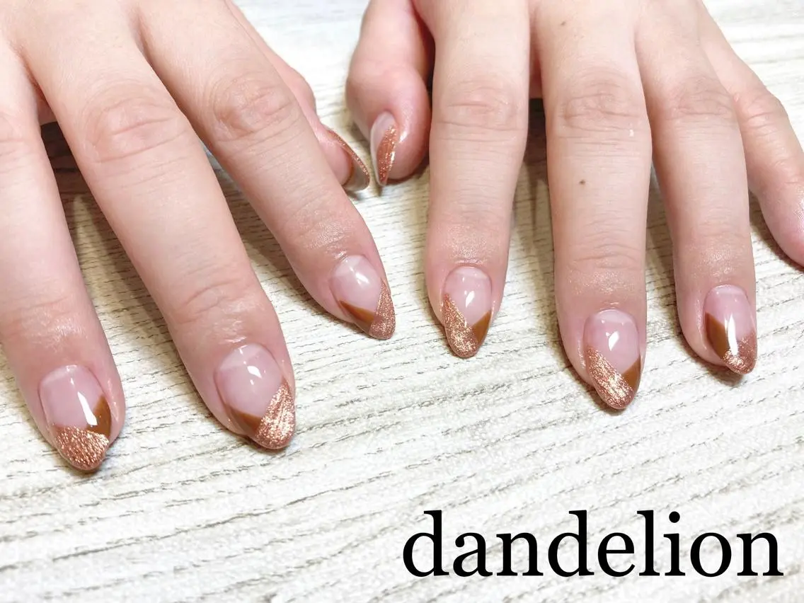 ネイル ハンドネイル ハンドケア dandelion ダンデライオンのネイルデザイン