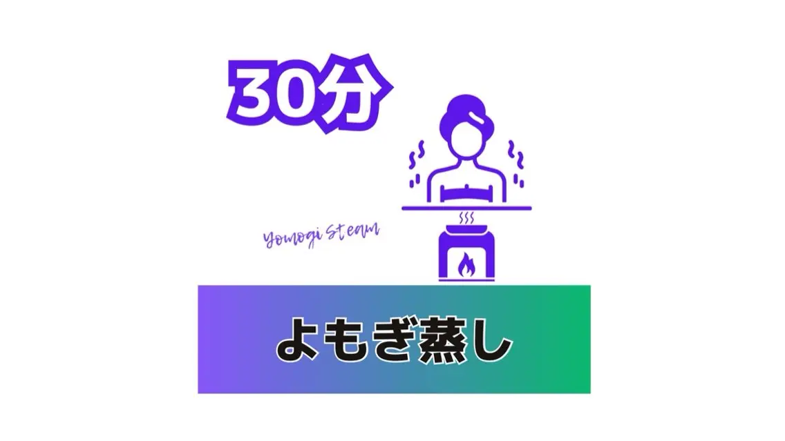 よもぎ蒸し30分の写真