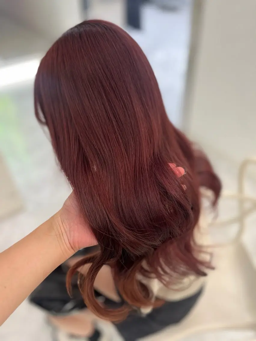 ロング 🍒韓国暖色ヘア NO.1🍒🪽のヘアスタイル