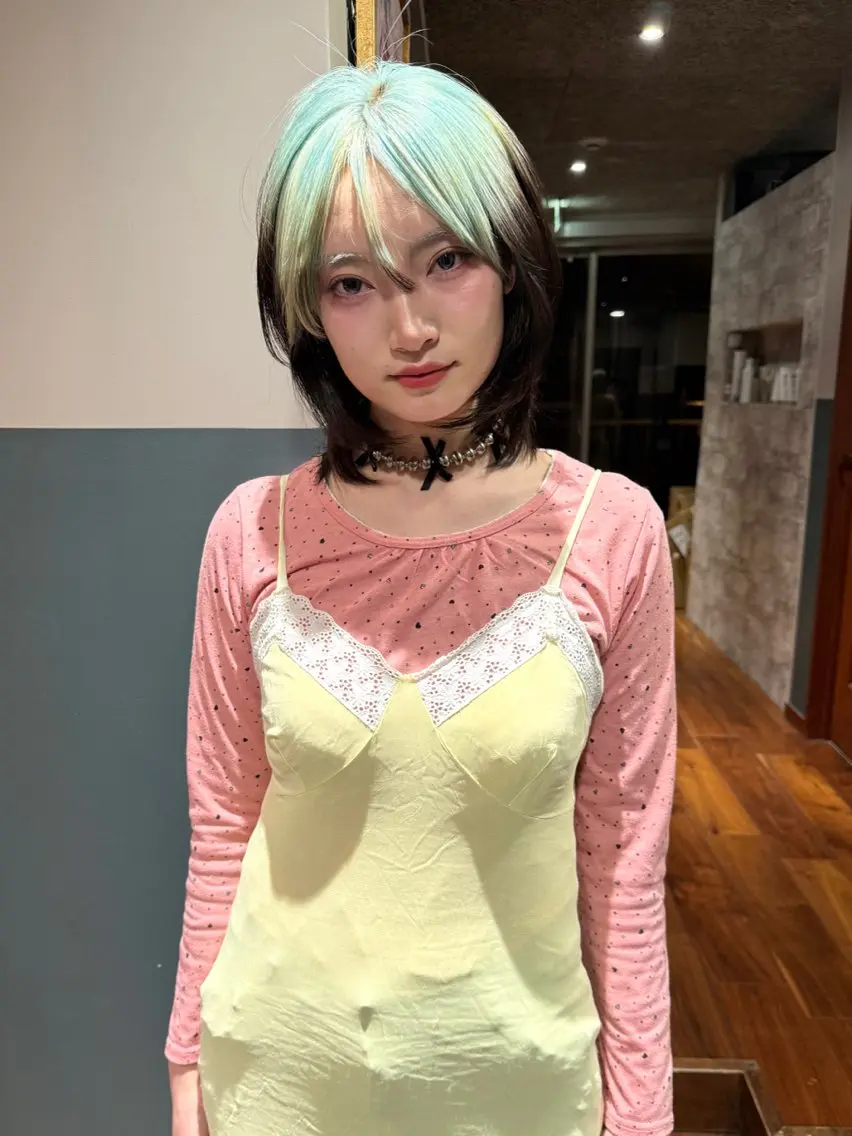 ミディアム カラー カット ヘアカラー トリートメント mai / linoah˚✧のヘアスタイル