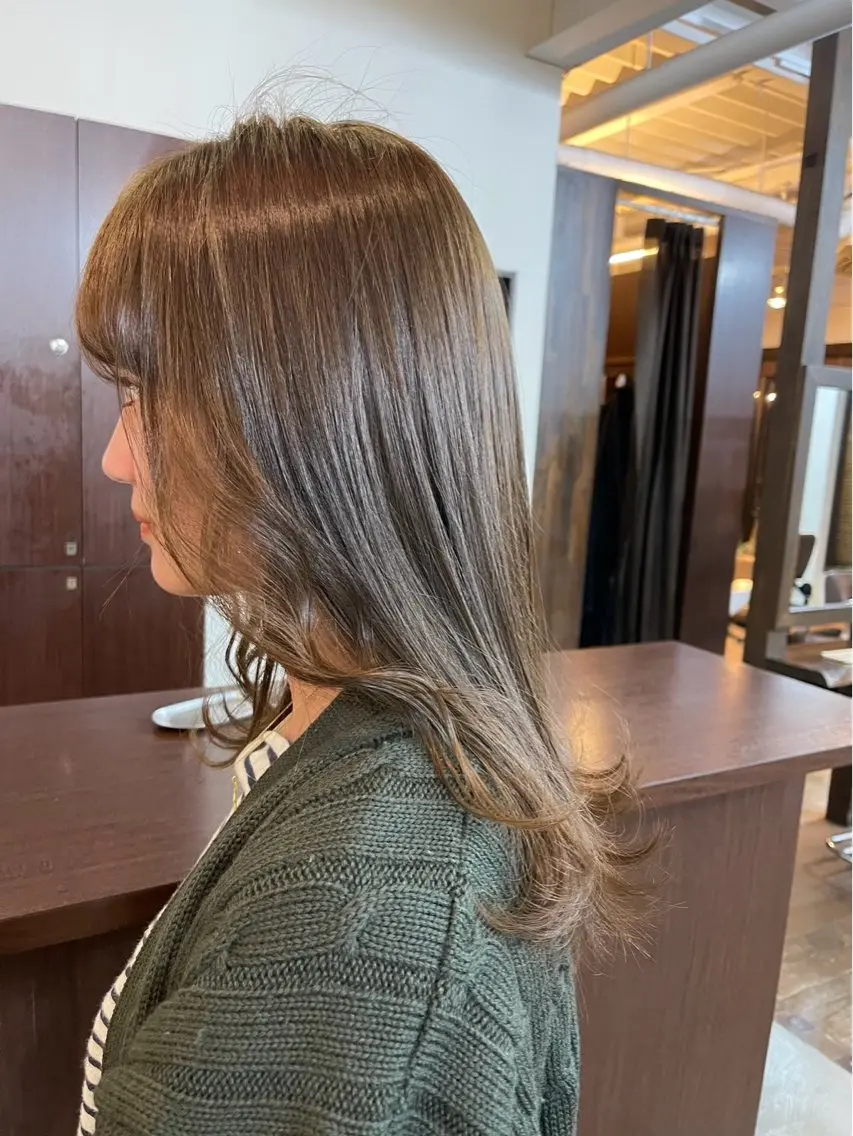 セミロング カラー TIDEHAIR 敬吾のヘアスタイル