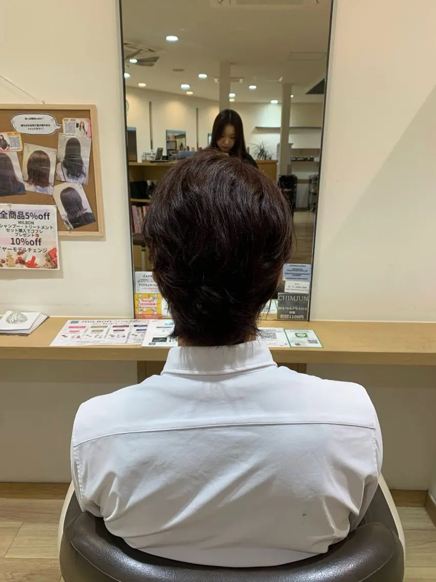 カラー メンズ ブラウンカラー レッドカラー ヘアカラー 🫧似合わせ カラー /縮毛矯正🎀みずきのヘアスタイル