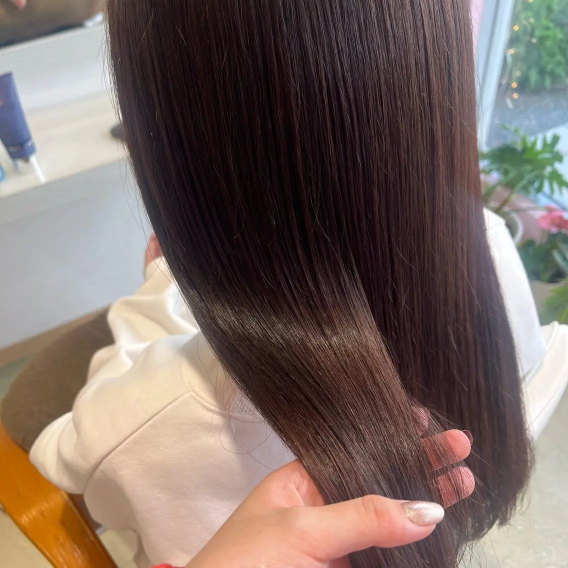ロング カラー 淡色┊︎ナチュラル 🧁奈那美🧁*.゜のヘアスタイル