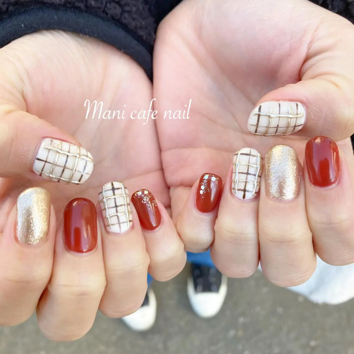 ネイル ぷっくりネイル ハンドネイル Mani cafe nailのネイルデザイン