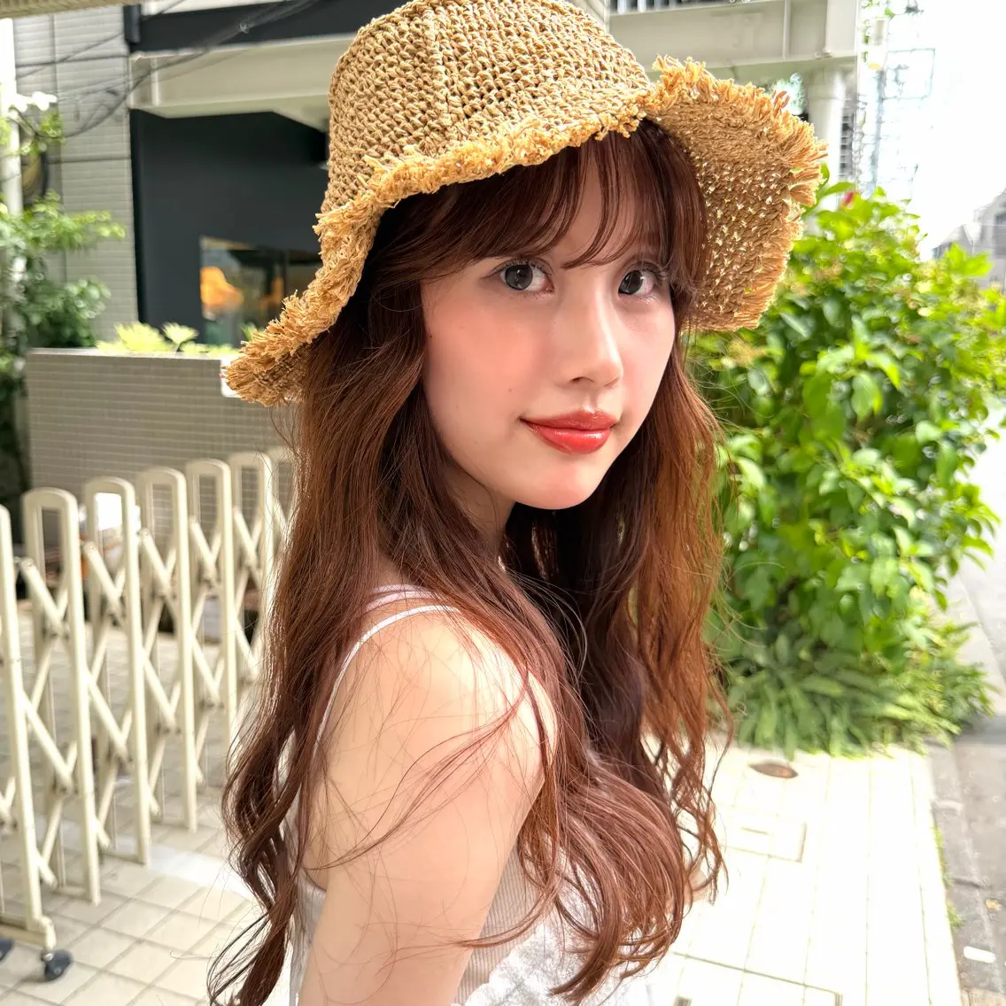 ロング カラー 暖色/柔らかベージュ 🐈ayano♡のヘアスタイル
