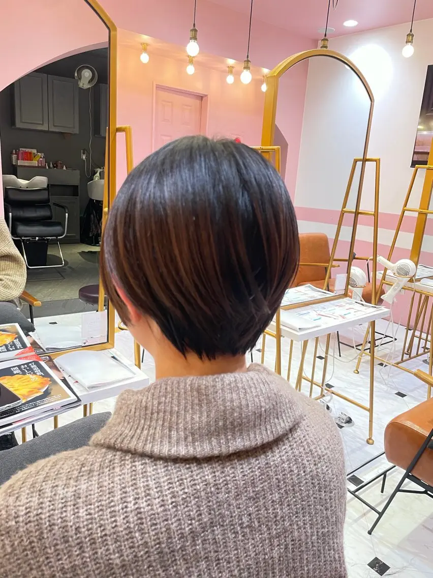 ショート カット レイヤー/ショート/ ボブ/特化🎀RIOのヘアスタイル