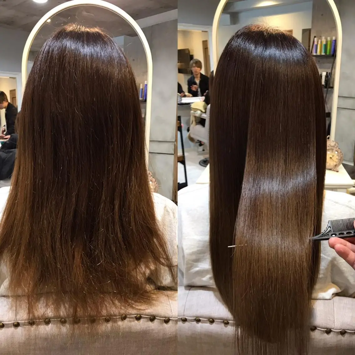 ロング パーマ 髪質改善 Mika XELVEのヘアスタイル