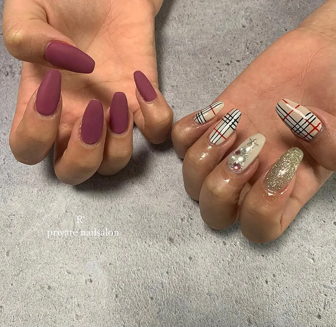 ネイル マットネイル Bersinar nail(rina)のネイルデザイン