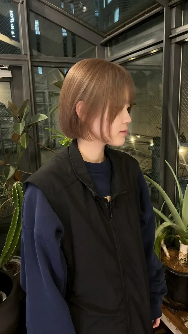 カラー 𝐌𝐢𝐮♥透明感 カラー♥のヘアスタイル