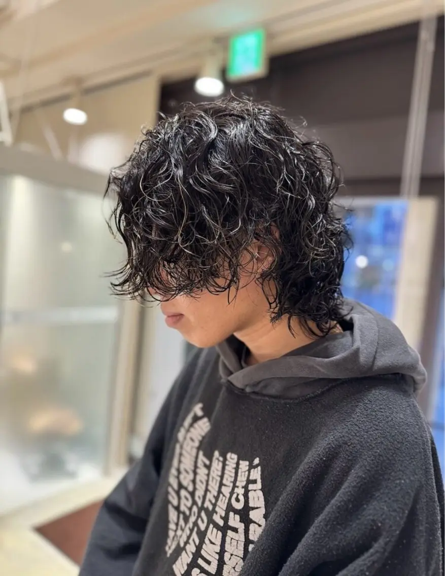 【男性限定】カット+ケアパーマ（特殊パーマ）の写真