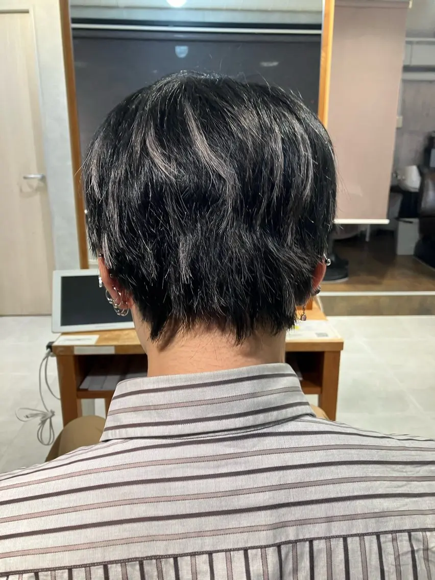 ショート ヘアアレンジ メンズ 宇都宮美容室 ちなのヘアスタイル