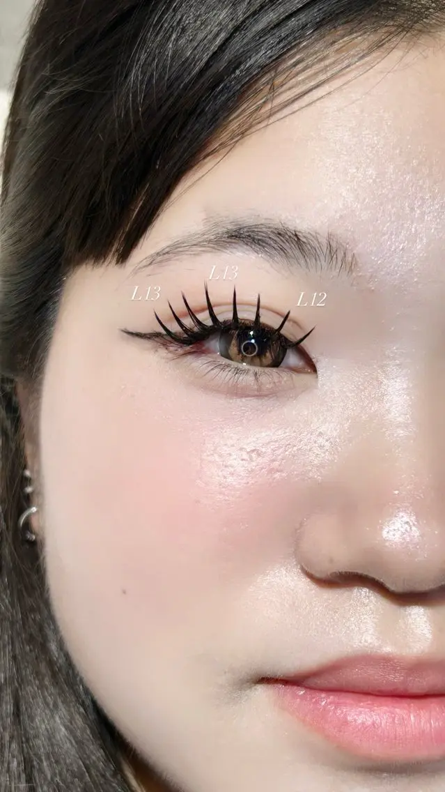 マツエク・マツパ Lカール Crebia🍒 mizukiのマツエク・マツパデザイン