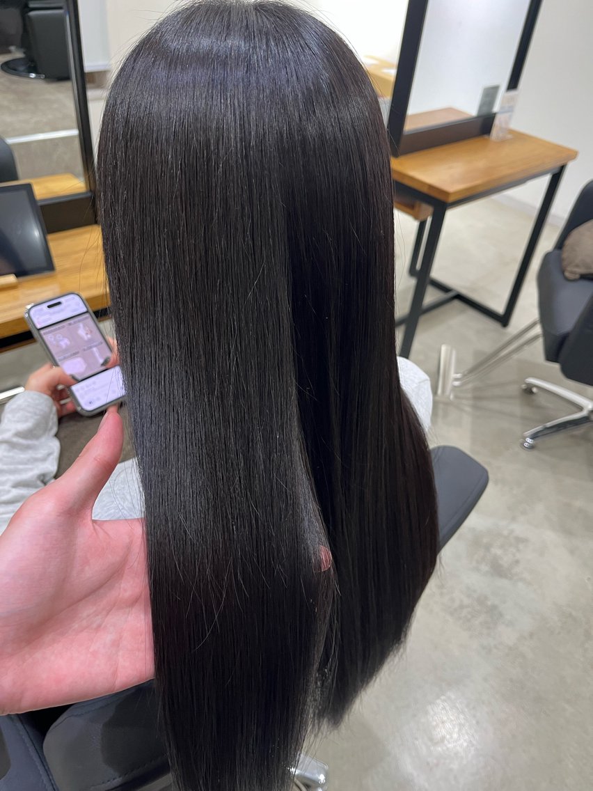 ロング トリートメント anb シュウのヘアスタイル