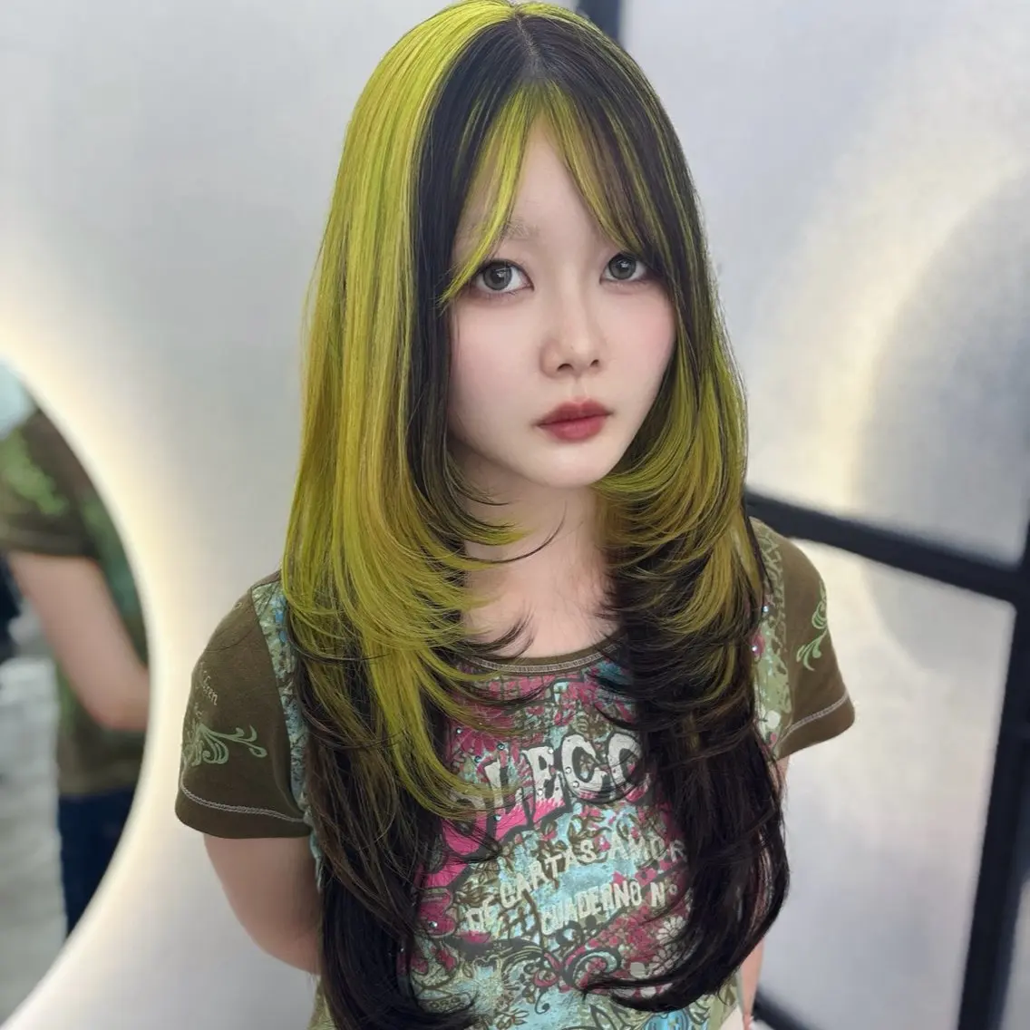 ロング カラー ヘアカラー Ren. 🦋デザインカラーのヘアスタイル