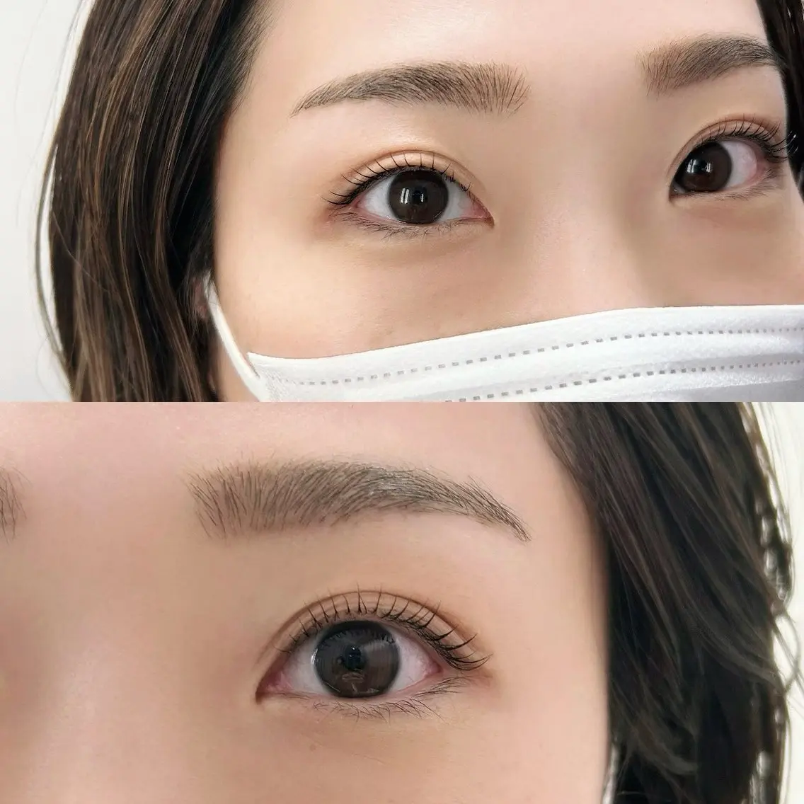 眉毛ワックス脱毛の写真