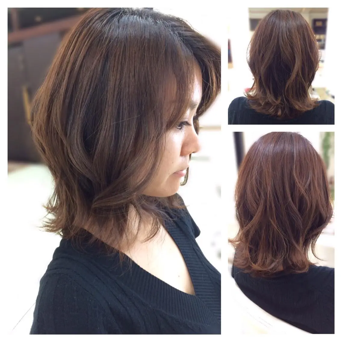 ミディアム いけだ ゆうのヘアスタイル