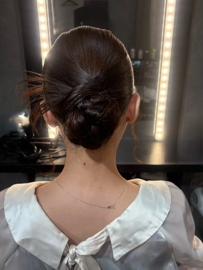 セミロング ヘアメイク スーのヘアスタイル