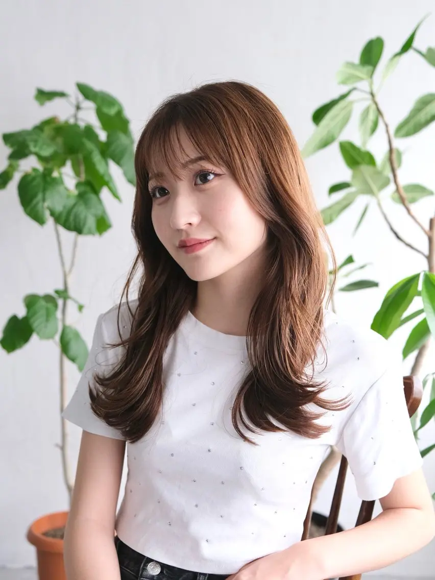 セミロング カット 似合わせレイヤー✄﻿ ヨシノ マサキのヘアスタイル