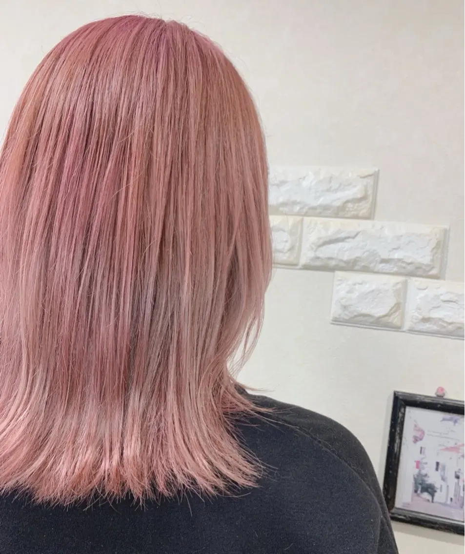 セミロング カラー 韓国風ヘア ヘアカラー 大人のためのデザイン カラー美容師/オノのヘアスタイル