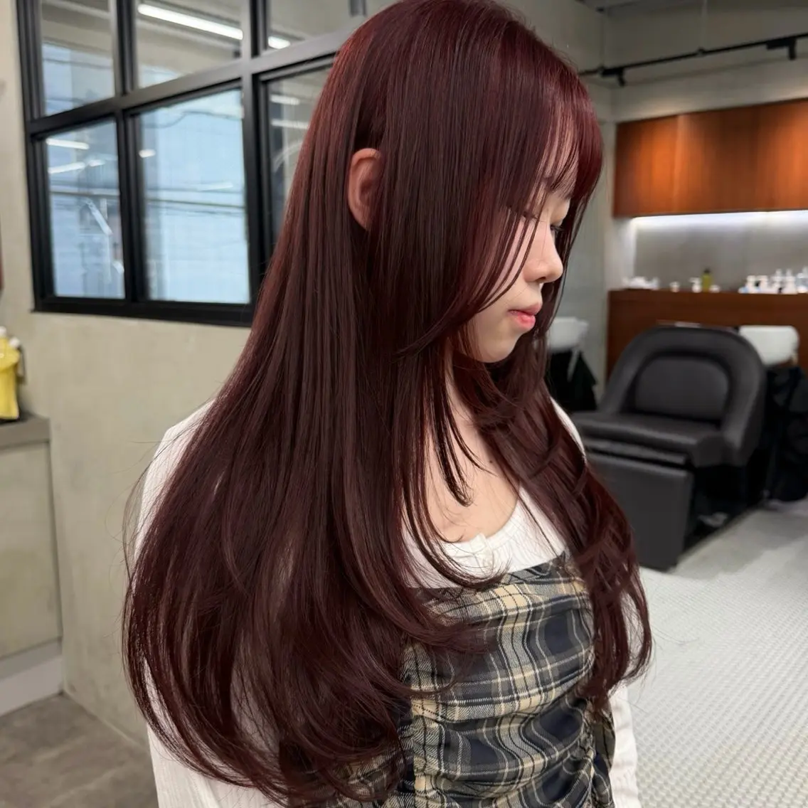 ロング カラー カット ヘアカラー トリートメント 🍒暖色カラー🍒 渋谷/YUUのヘアスタイル