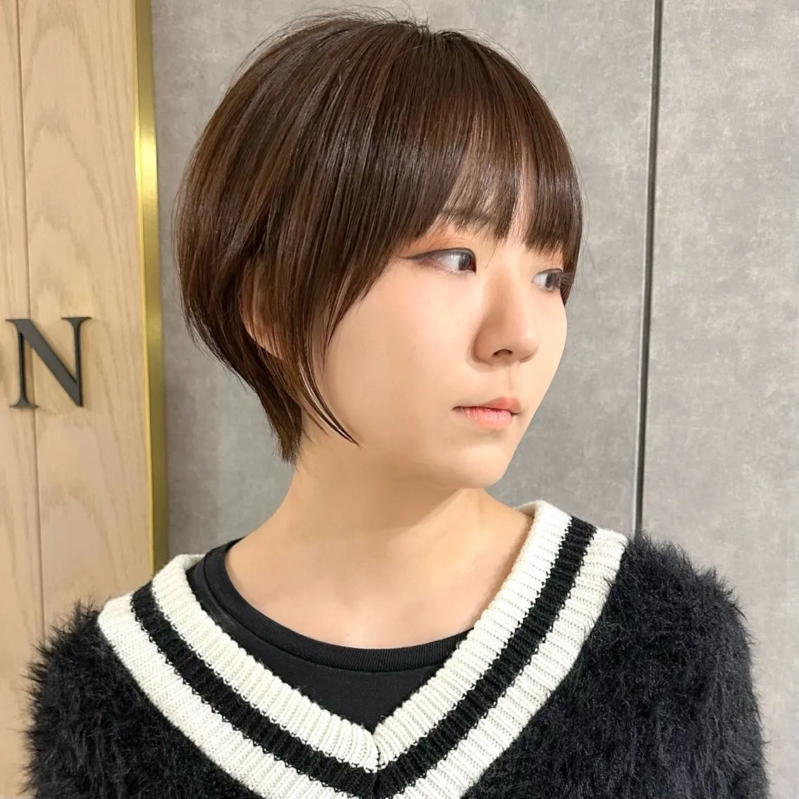 ショート カラー 似合わせカット ショートヘア 小顔カット カット ヘアカラー ボブ/パーマ🟥 Genkiのヘアスタイル