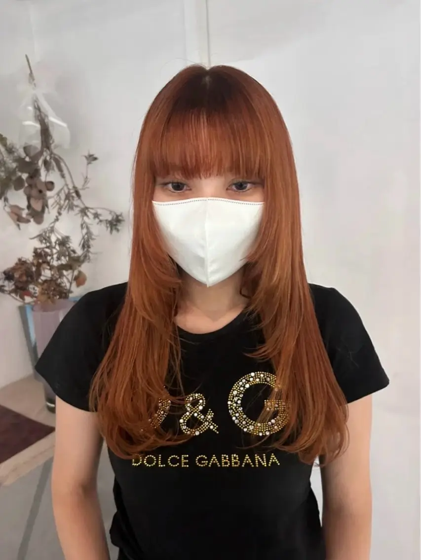 ロング かがやしづ ⭐️カラーモデルのヘアスタイル