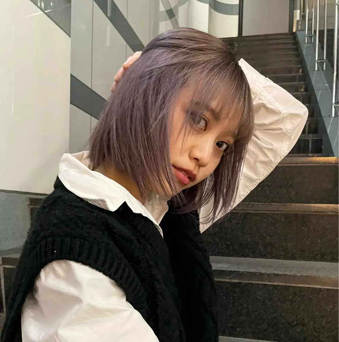 ミディアム たかはし はるかのヘアスタイル