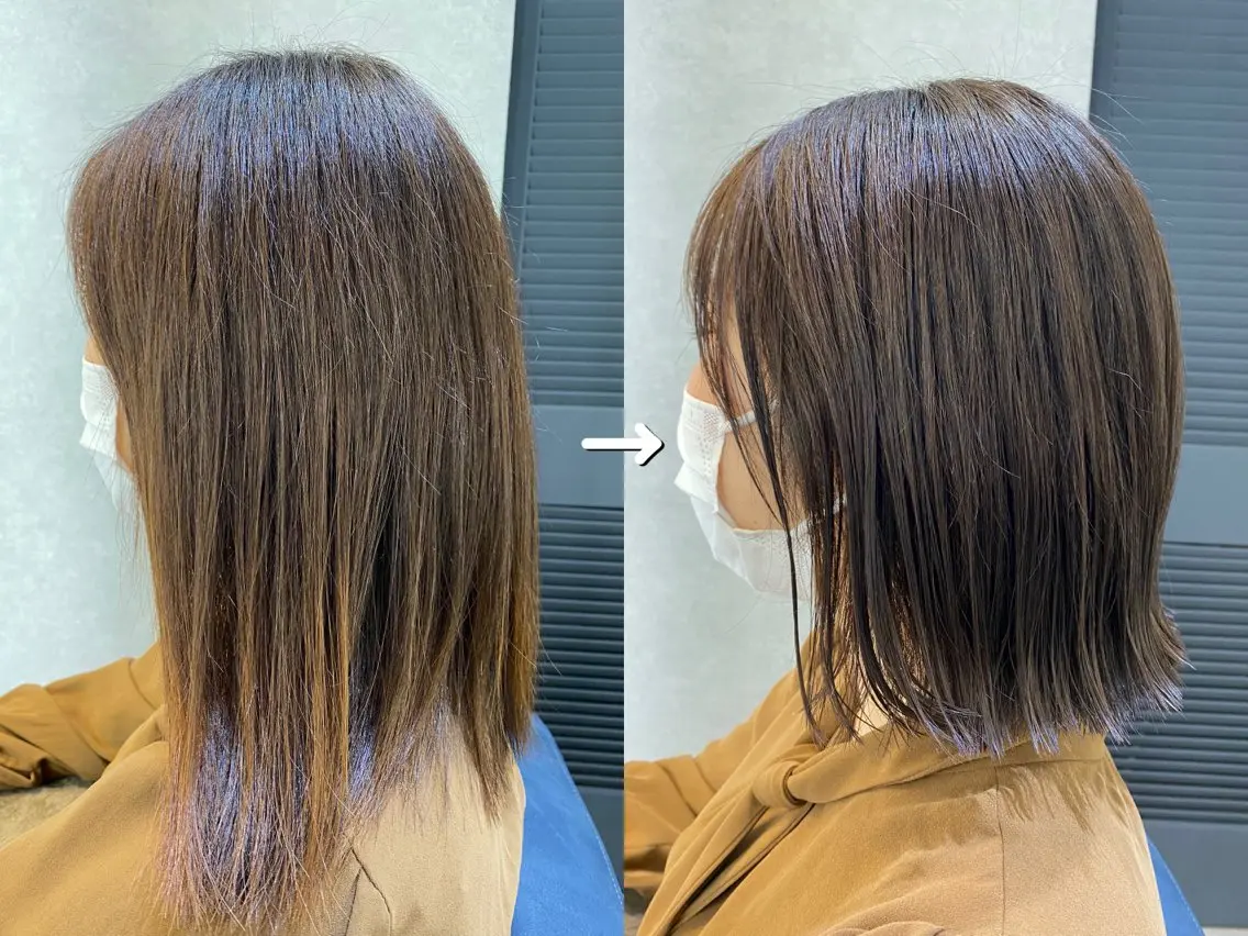 ショート カット ✨似合わせボブ✨ 縮毛矯正のヘアスタイル