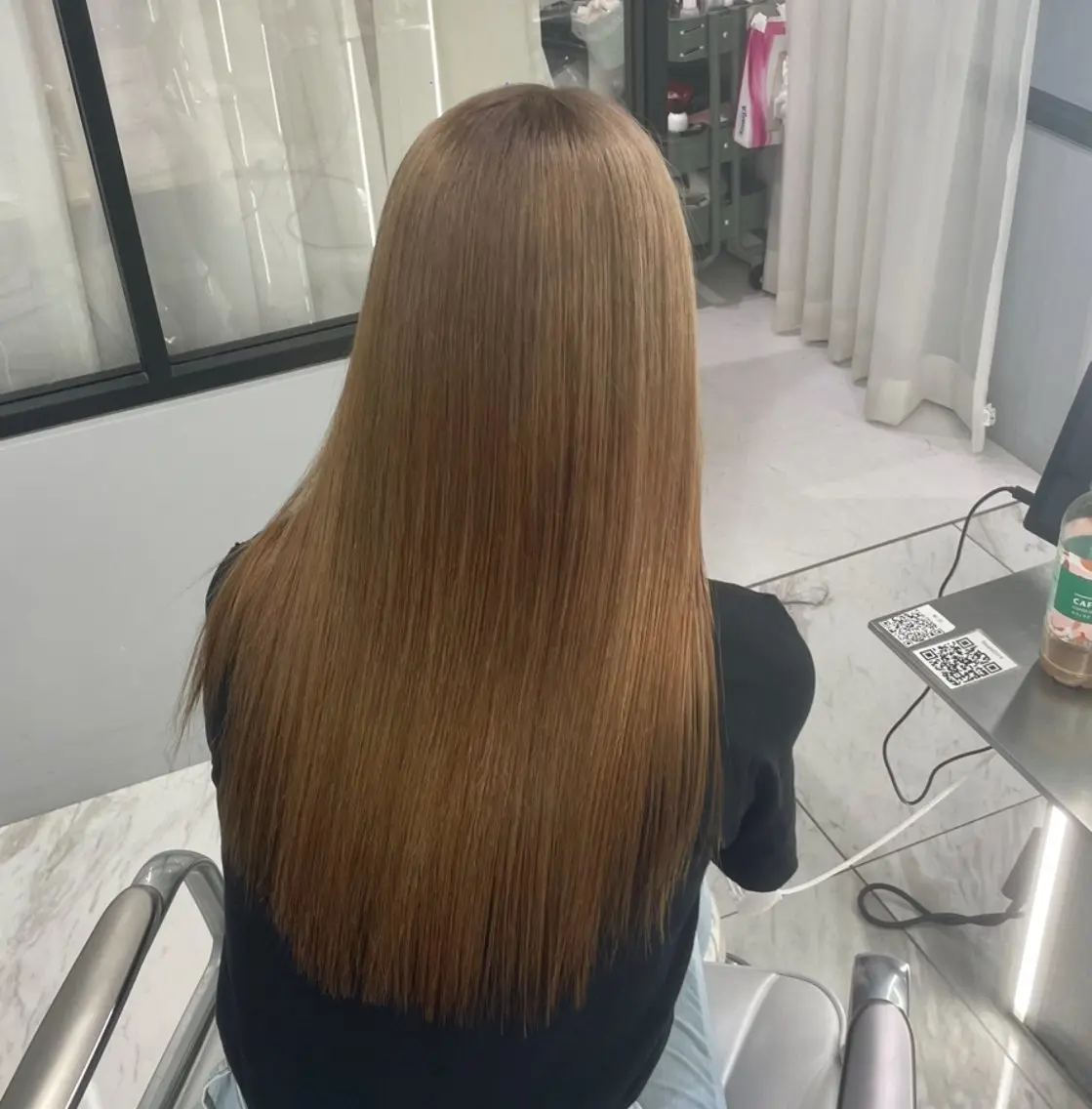 カラー ヘアカラー トリートメント ᴋᴀɴᴀ /新宿/ブ リーチカラー🎀🫧のヘアスタイル