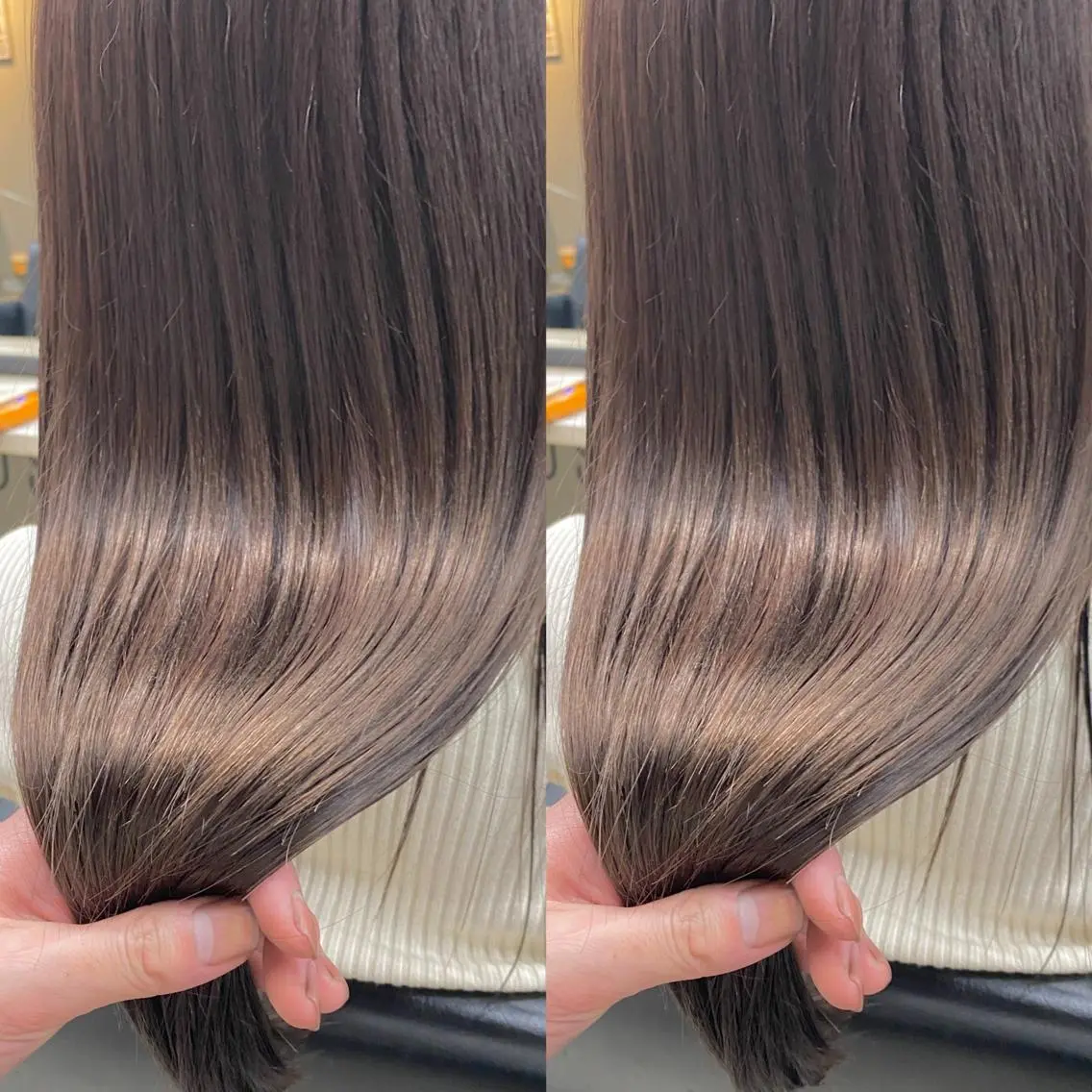 セミロング カラー パーマ ヘアアレンジ メンズ キッズ ネイル マツエク・マツパ メンズブリーチ メンズ韓国風 ベージュカラー 黒髪 ブリーチ ヘアカラー トリートメント 韓国ヘア🫧 KAZUTOのヘアスタイル