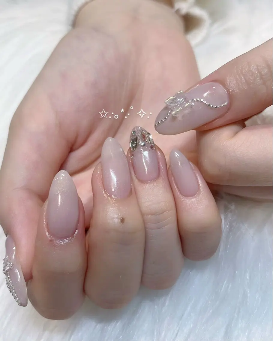 【オフあり】ガーリーネイル♪定額シンプルアート2本コース🍒の写真