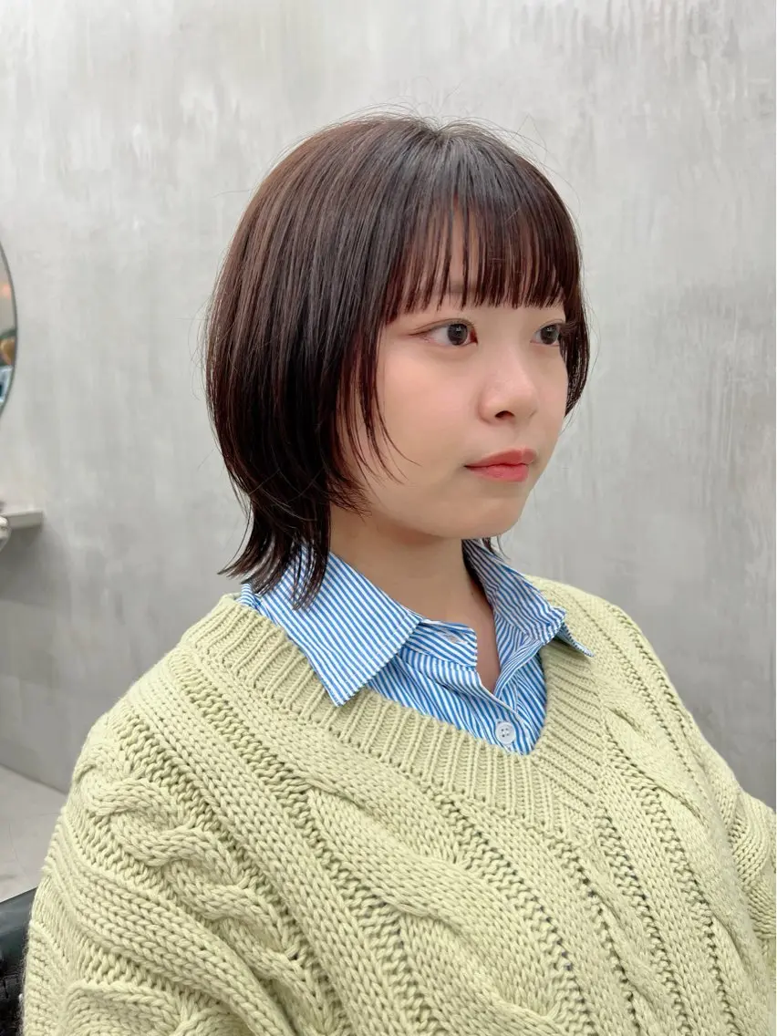 ショート カット ヘアカラー 鈴 /ショート/ボブのヘアスタイル