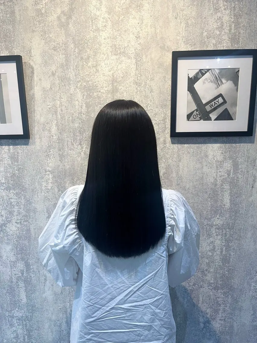 🌸◦°全日ok🌸◦°Premium艶髪ストレート+カット+超音波3stepTRの写真