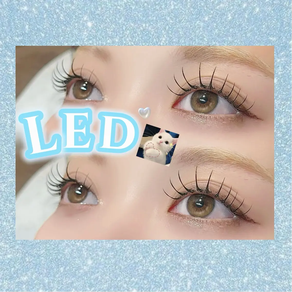【✨高持続✨】🍒LEDエクステ🍒最高級セーブル80本⭐️《束感コーティング仕上げ➕指名料込》の写真
