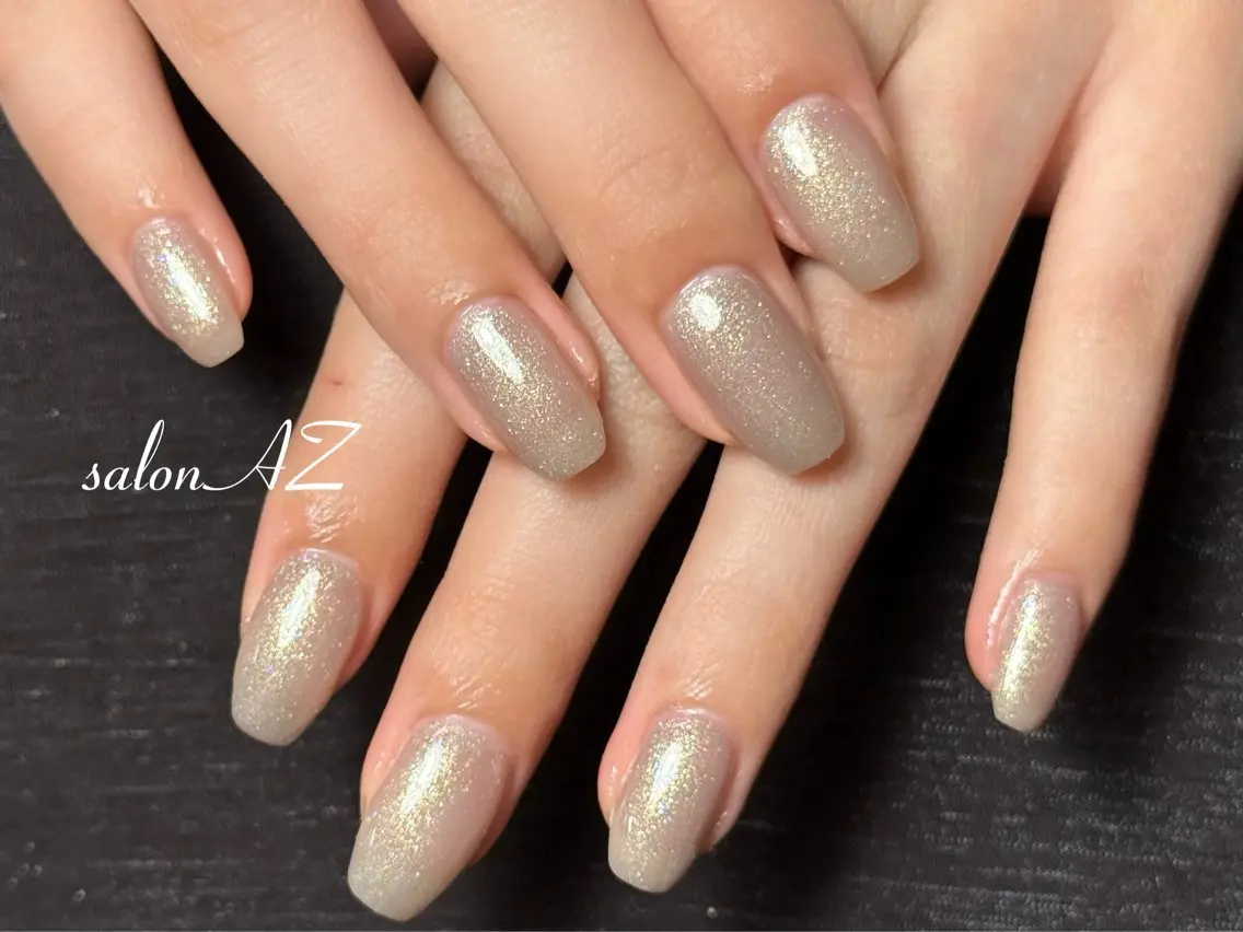 ネイル アートネイル 長さ出し フットネイル フレンチネイル ジェルネイル ハンドネイル salon AZのネイルデザイン