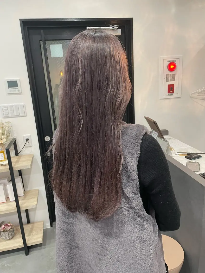ロング ヘアカラー トリートメント uru" すずきさゆりのヘアスタイル