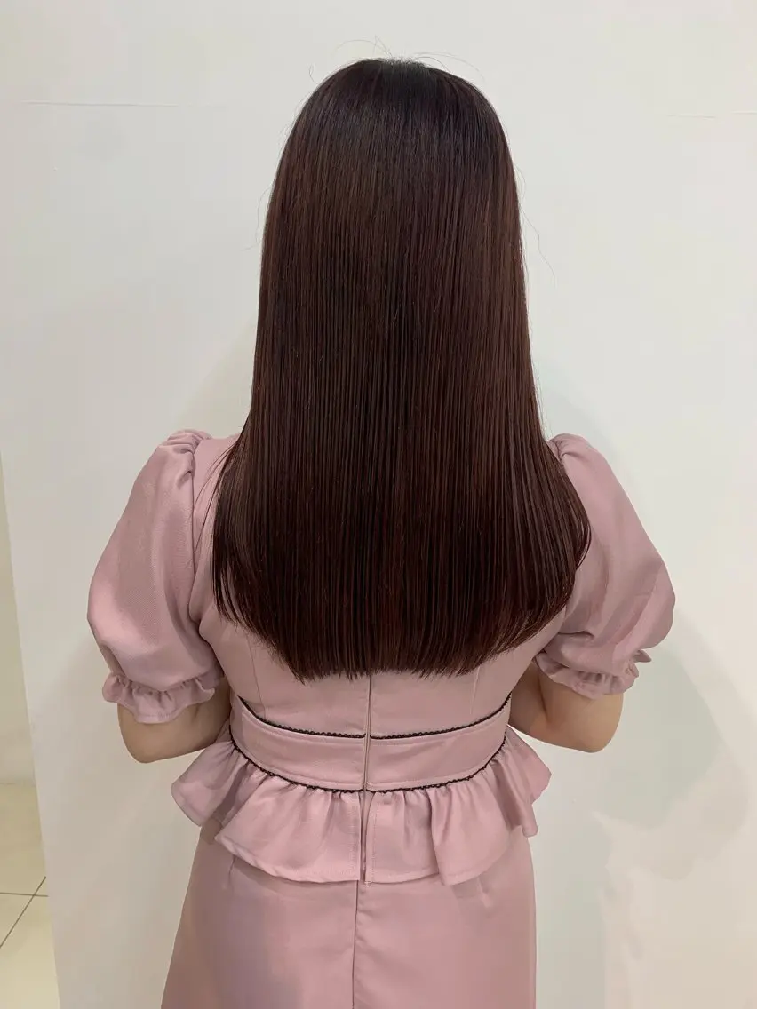 ロング カラー 堂脇 瑚白のヘアスタイル