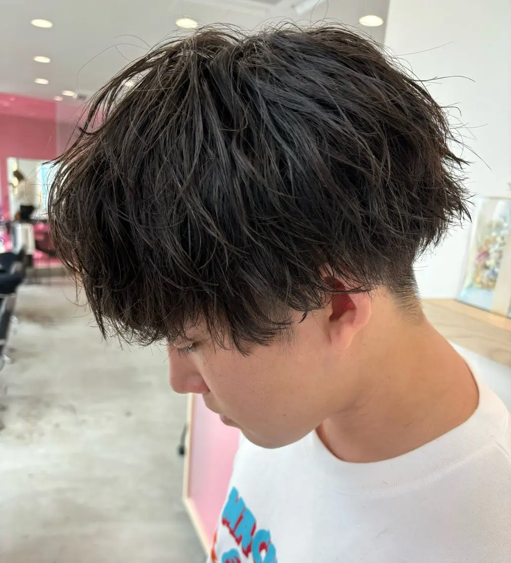 メンズカット+ニュアンスパーマ🔥❤️‍🔥の写真