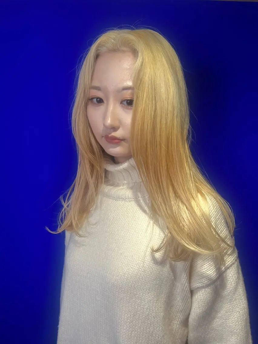 ロング カラー カット ヘアカラー KOGA／ パーマモデル募集のヘアスタイル