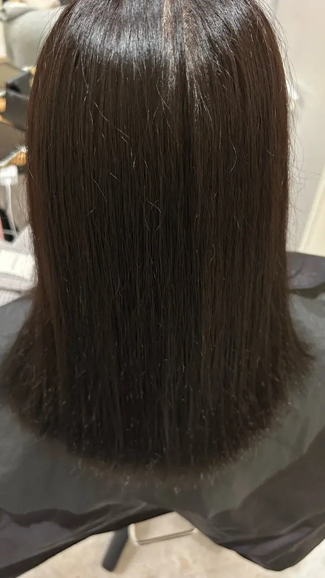 ロング 髪質改善 似合わせ 顔周りYUUGAのヘアスタイル